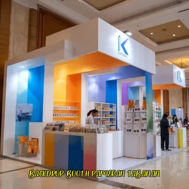 Backdrop Booth Pameran Tabanan